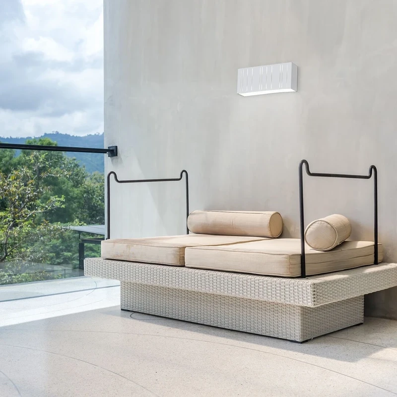 Maribor – LED външна стенна лампа в бяло, 265×104мм, 12W, 4000K, IP65