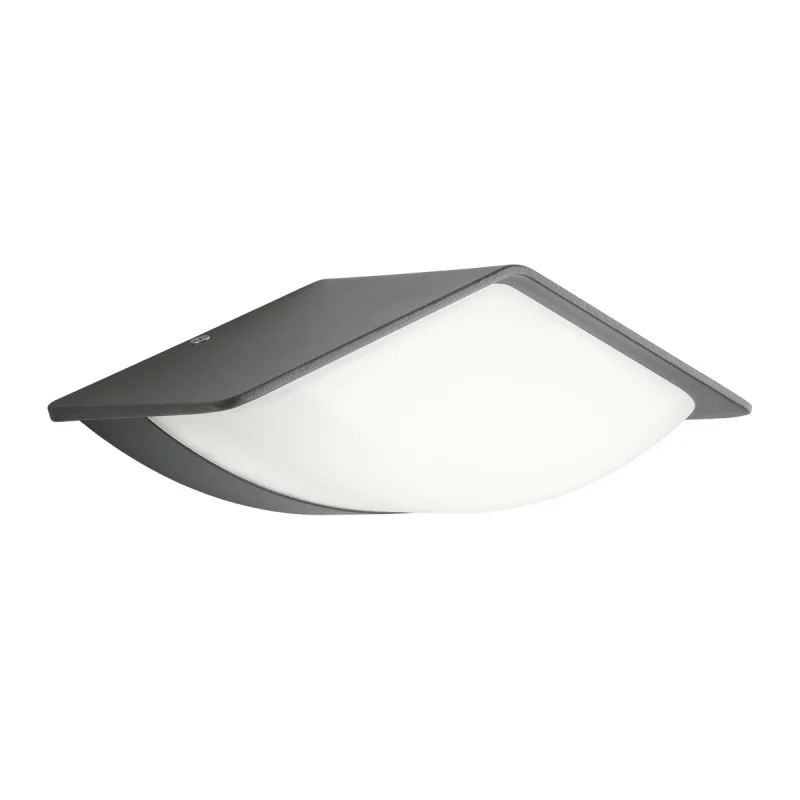 Външно стенно осветление Chalet 90001 – REDO LED фасаден аплик в антрацит, 1x8W, 3000K, IP54