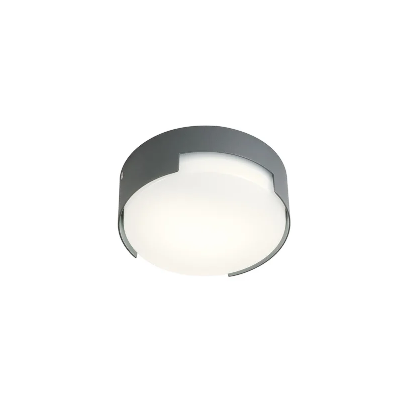 Външни таванни лампи (плафони) Skor 90003 – REDO LED фасаден плафон в антрацит, 12W, 3000K, IP54