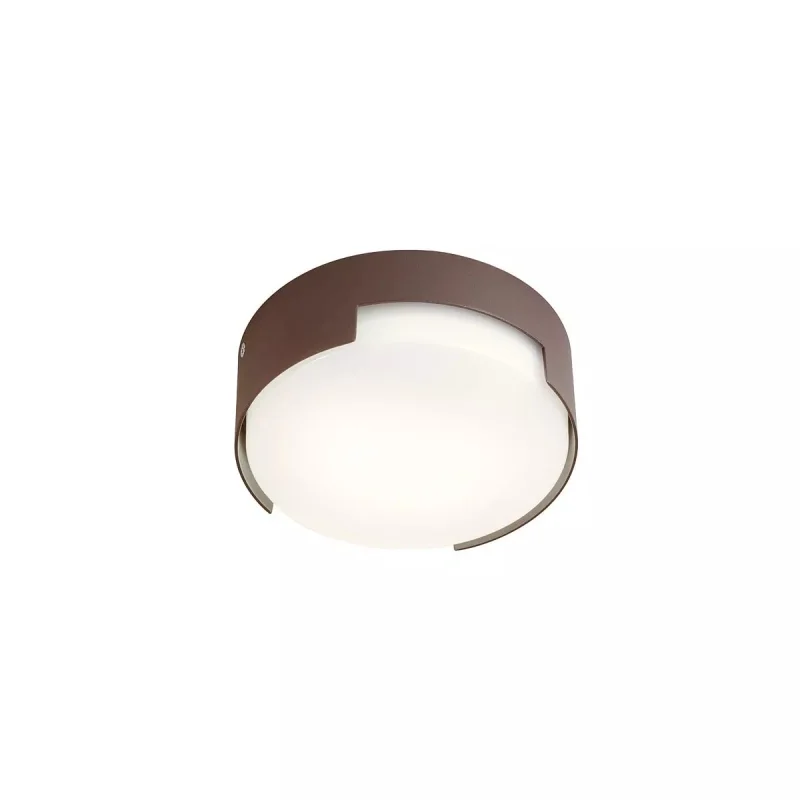 Outdoor Ceiling Lights Skor 90004 – REDO LED facade ceiling light in dark brown, 12W, 3000K, IP54