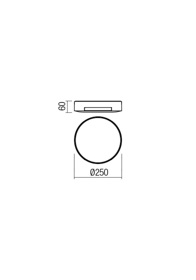 Skor 90005 – REDO LED фасаден плафон в антрацит, 16W, 3000K, IP54