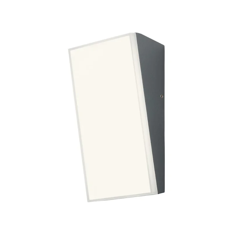 Outdoor Wall Lights Tokyo 90019 – REDO LED facade wall light in dark grey, 1x12W, 3000K, IP54