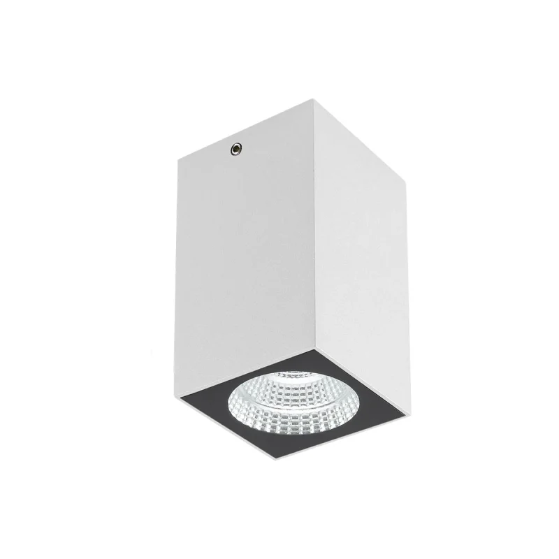 Луни за външен монтаж Quad 90090 – REDO LED фасадна луна за външен монтаж в матово бял, 1x4W, 3000K, IP65