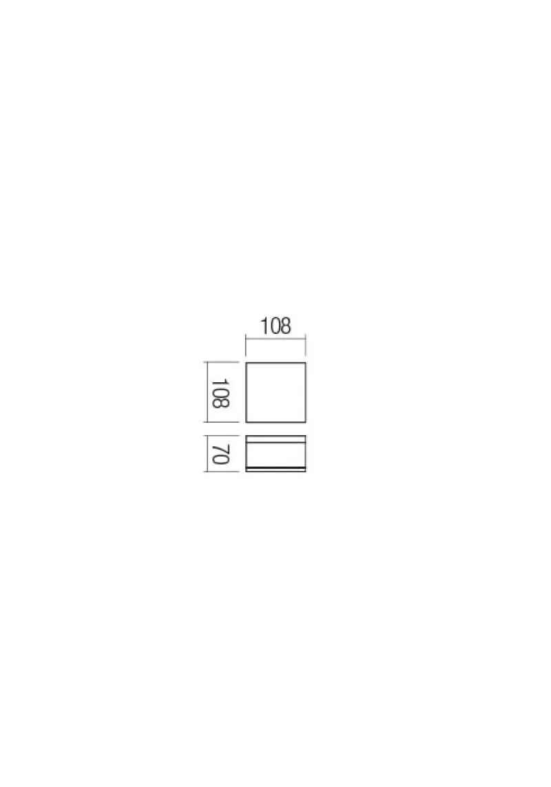 Akron 90109 – REDO LED фасадна луна за външен монтаж в антрацит, 1x9W, 3000K, IP54