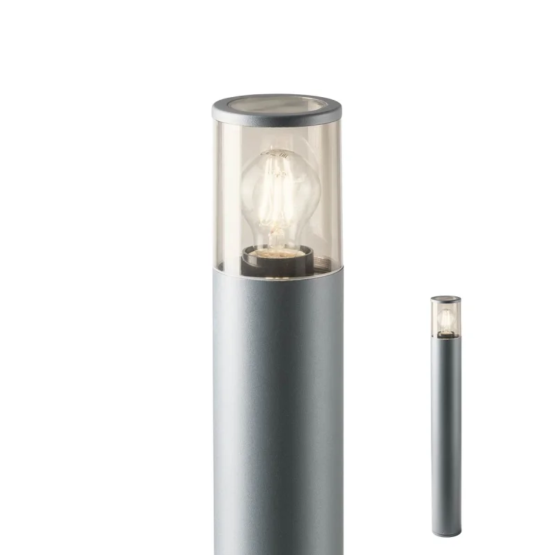 Bollard Lights Fred 90116 – REDO garden bollard in anthracite, 1X20W, IP54