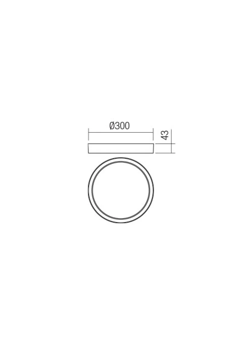 Ponza 90156 – REDO LED фасаден плафон в антрацит, 1x18W, 3000K, IP65