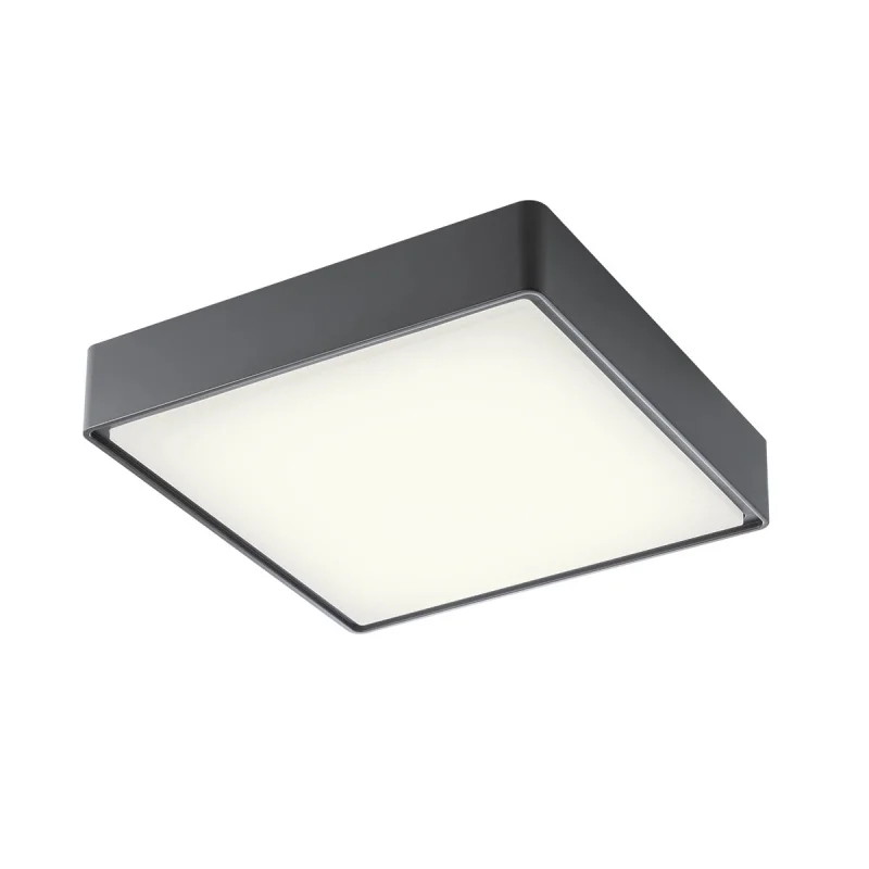 Външни таванни лампи (плафони) Marina 90158 – REDO LED фасаден плафон в антрацит, 1x16W, 3000K, IP65