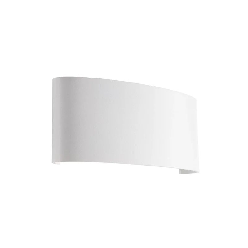 Външно стенно осветление Fabo 90225 – REDO LED фасаден аплик в матово бял, 8W, 3000K, IP54