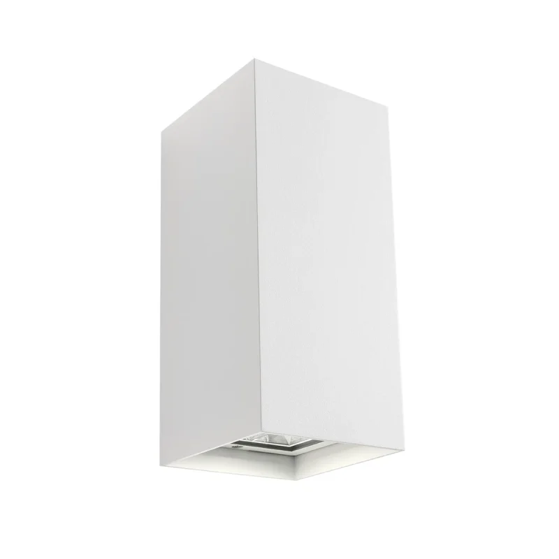 Външно стенно осветление Hub 90231 – REDO LED фасаден аплик в бял мат, 21W, 3000K, IP54