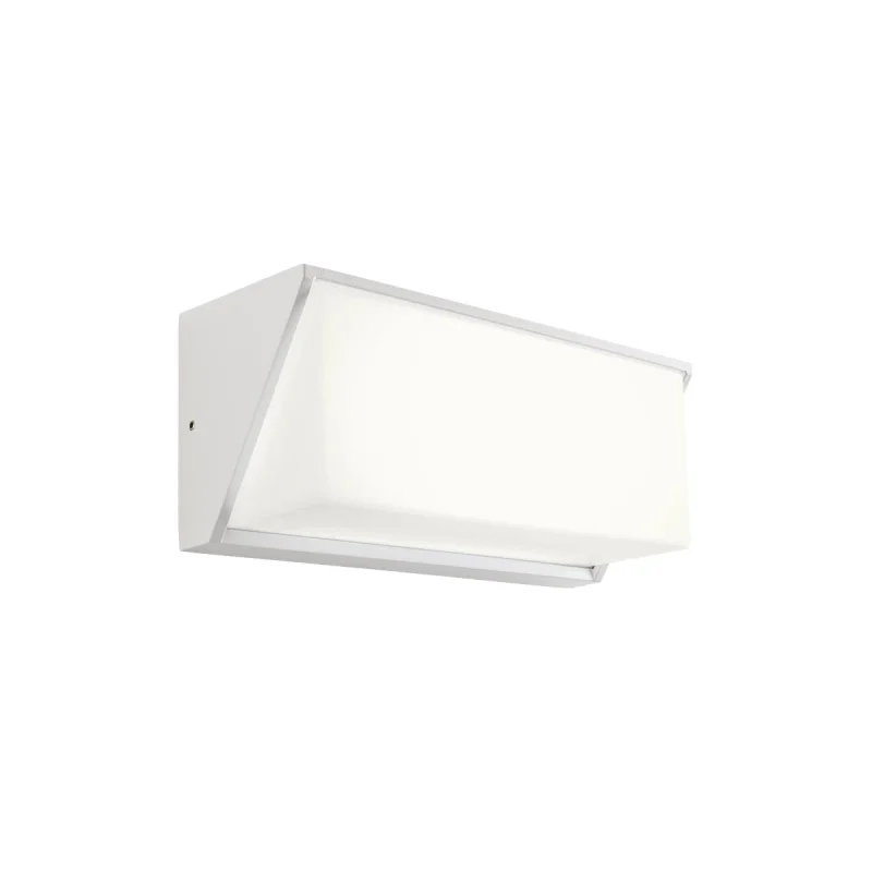 Outdoor Wall Lights Spectra 90237 – REDO LED facade wall light in white, 17W, 3000K, IP54