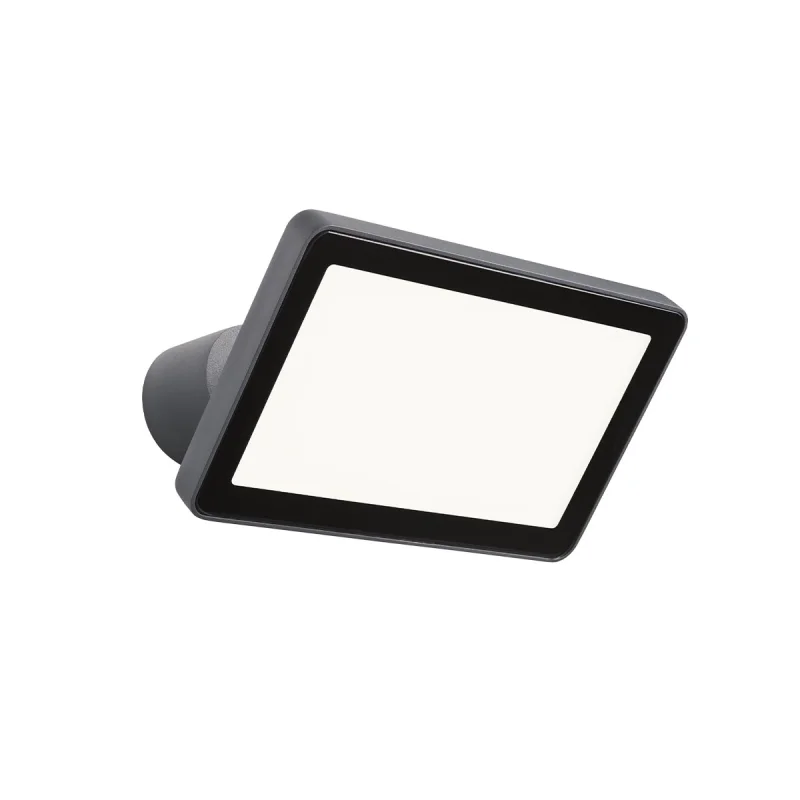 Floodlights Flux 90243 – REDO LED facade floodlight in anthracite, 1x30W, 3000K, IP65