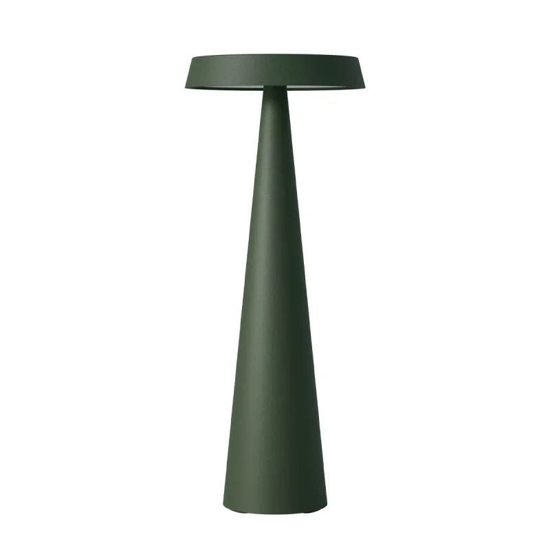 Garden Lighting Tao 90334 – REDO LED garden table lamp with USB in matt green, 1x2,5W, 3000K, IP65