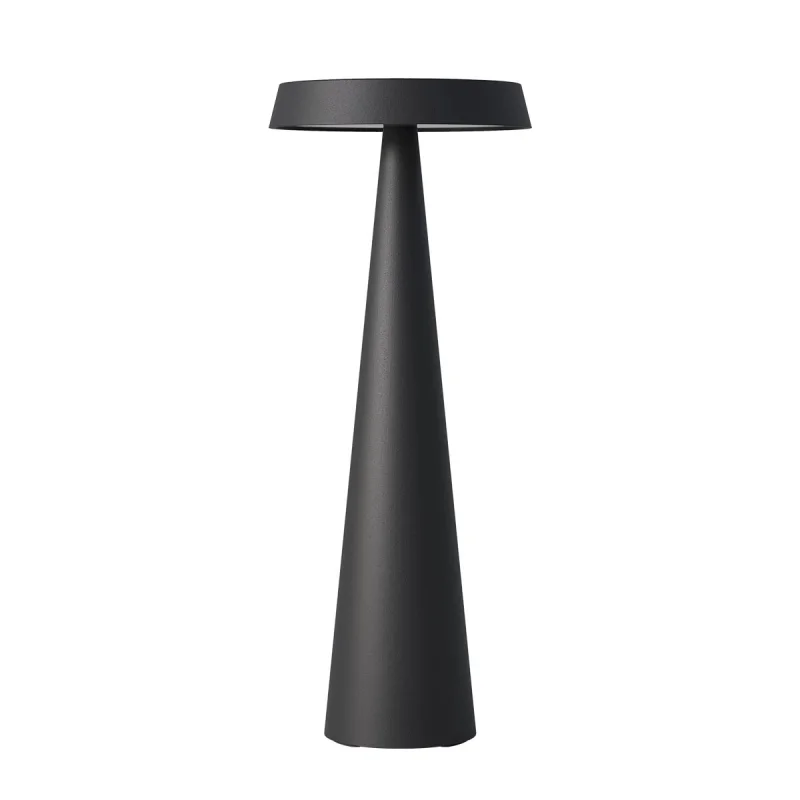 Градинско осветление Tao 90337 – REDO LED градинска настолна лампа с USB в черен, 1x2,5W, 3000K, IP65