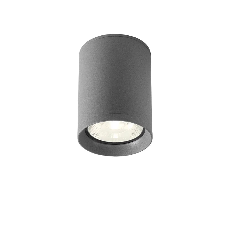 Outdoor Downlights Xilo 90339 – REDO LED facade downlight for outdoor mounting in dark grey, 1x9W, 3000K, IP54