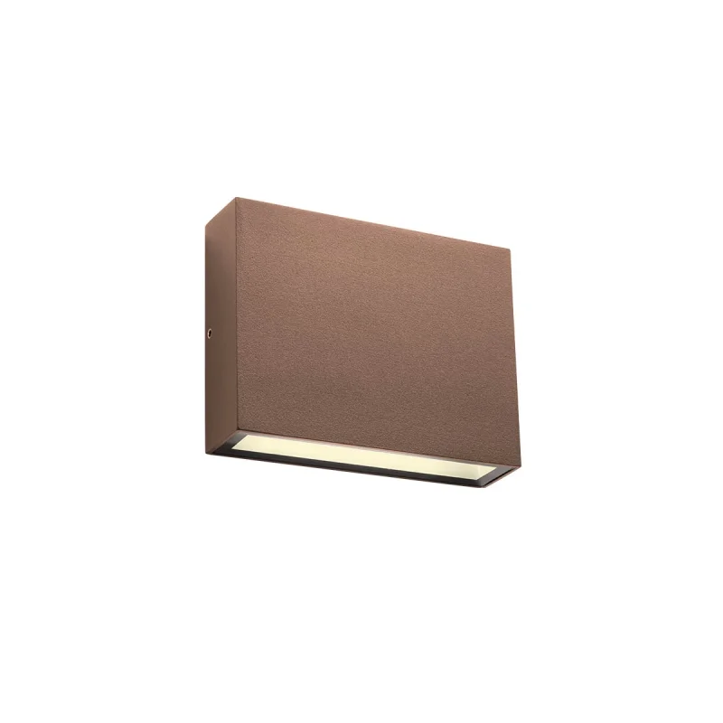 Outdoor Wall Lights Kamal 90377 – REDO LED facade wall light in dark brown, 4,4W, 3000K, IP54