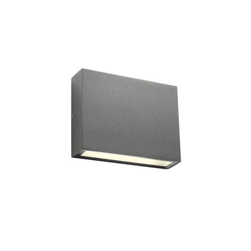 Външно стенно осветление Kamal 90379 – REDO LED фасаден аплик в тъмно сив, 4,4W, 4000K, IP54