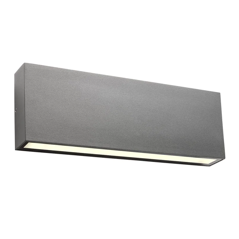 Outdoor Wall Lights Kamal 90388 – REDO LED facade wall light in dark grey, 15W, 3000K, IP54
