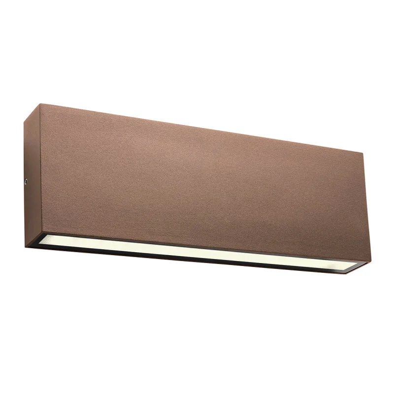 Външно стенно осветление Kamal 90392 – REDO LED фасаден аплик в тъмно кафяв, 15W, 4000K, IP54