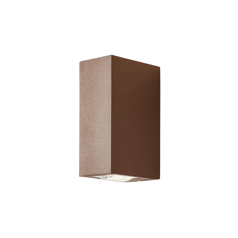 Outdoor Wall Lights Ace 90417 – REDO LED facade wall light in dark brown, 1x3,36W, 3000K, IP54