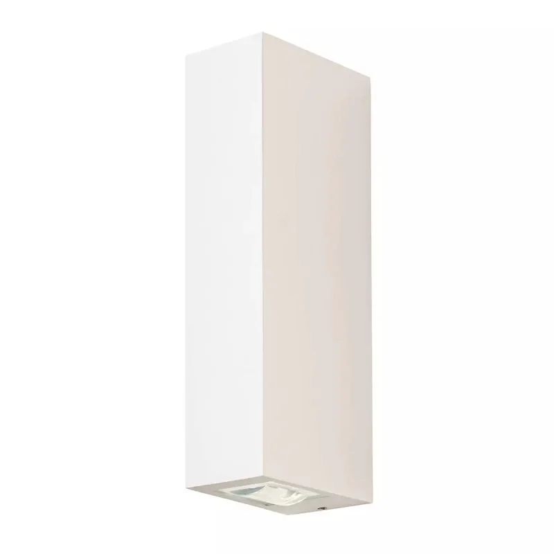 Външно стенно осветление Ace 90419 – REDO LED фасаден аплик в бял, 2X5,84W, 3000K, IP54