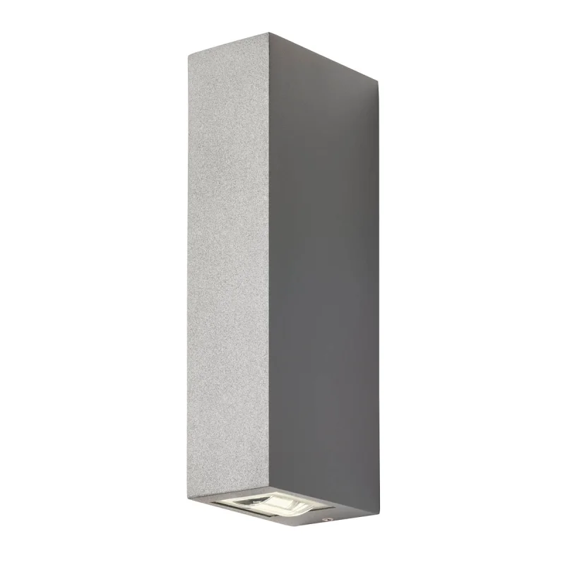 Outdoor Wall Lights Ace 90422 – REDO LED facade wall light in dark grey, 2X5,84W, 4000K, IP54