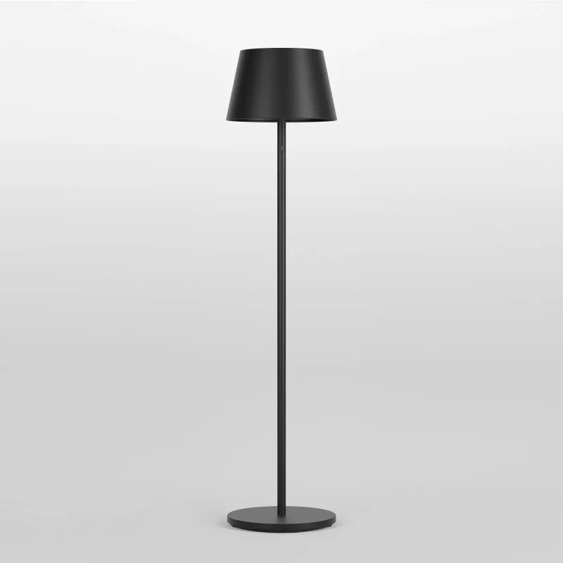 Градинско осветление Teseo 90440 – REDO LED градински лампион с USB изход в матово черен, 10W, 4000K, IP65