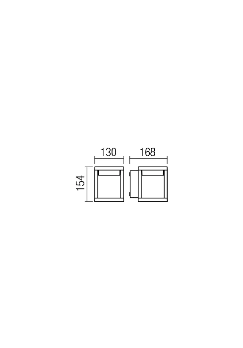 Xiera 90441 – REDO LED фасаден аплик в тъмно кафяв, 11W, 3000K, IP54