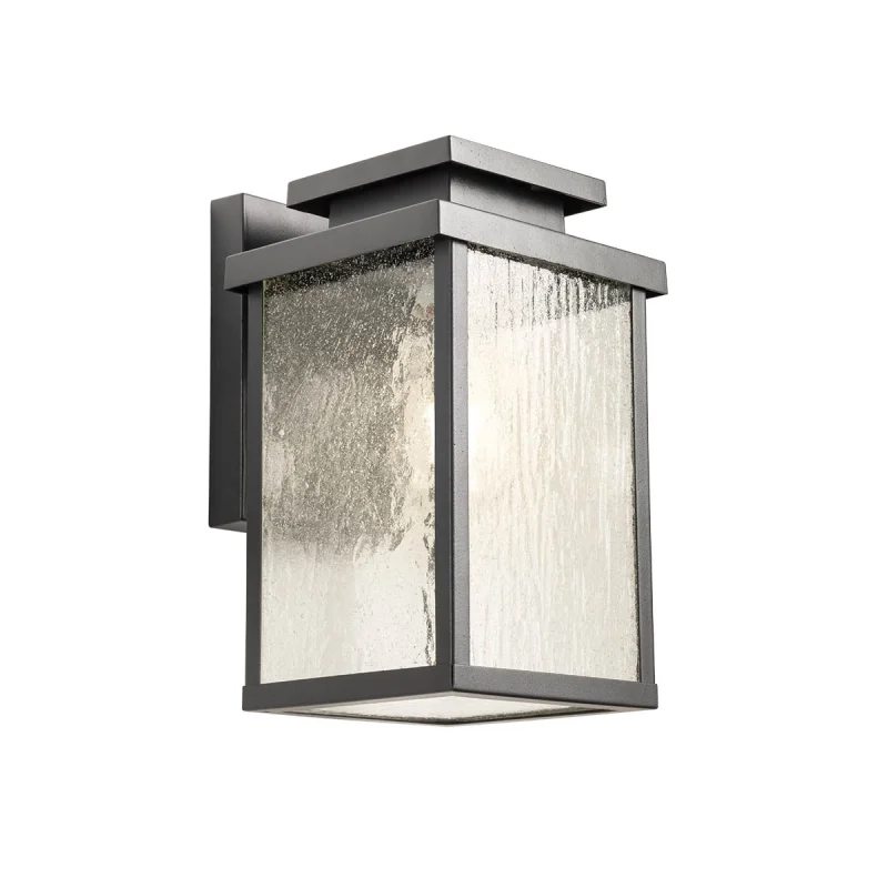 Outdoor Wall Lights Yard 90462 – REDO facade wall light in dark grey, 1x42W, IP44