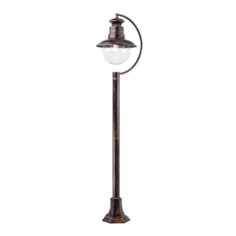 Bollard Lights Scott 9047 – Smarter garden bollard in antique black, 1X42W
