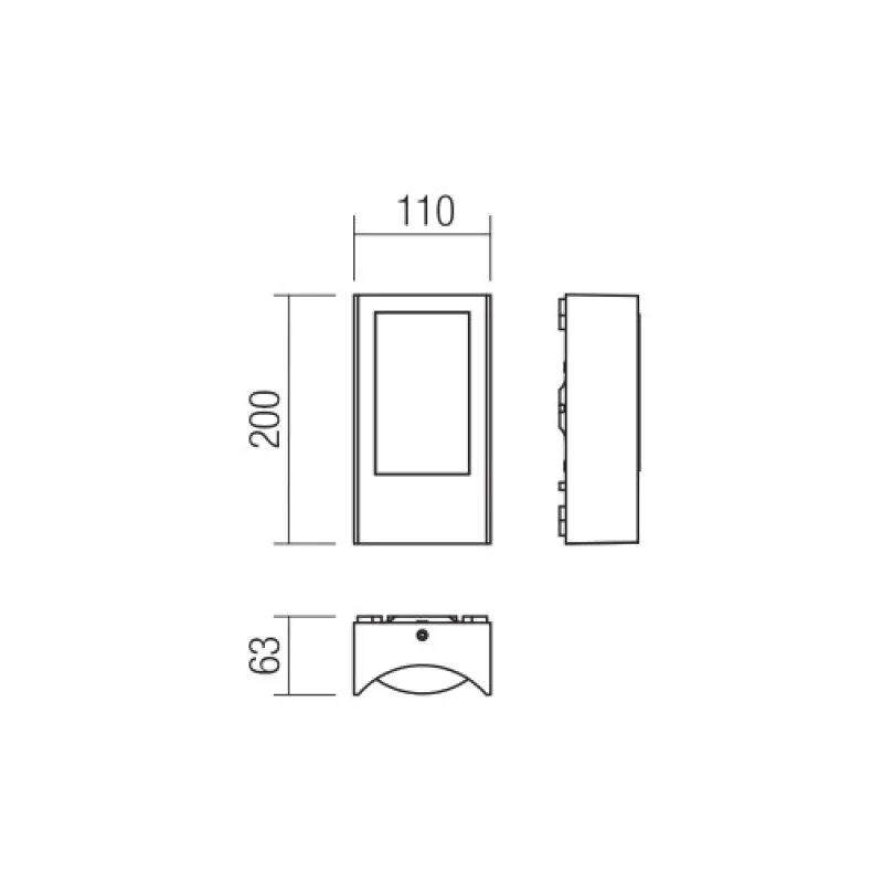 Warp 90482 – Smarter LED фасаден аплик в матово бял, 8W, 3000K, IP44