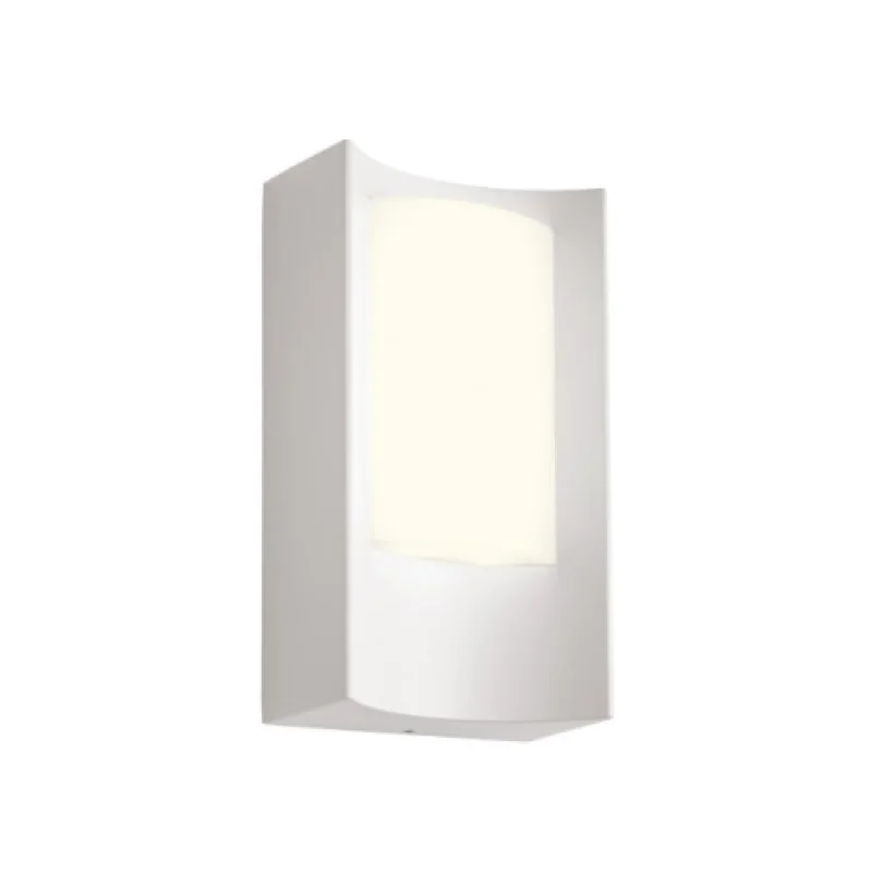 Външно стенно осветление Warp 90482 – Smarter LED фасаден аплик в матово бял, 8W, 3000K, IP44