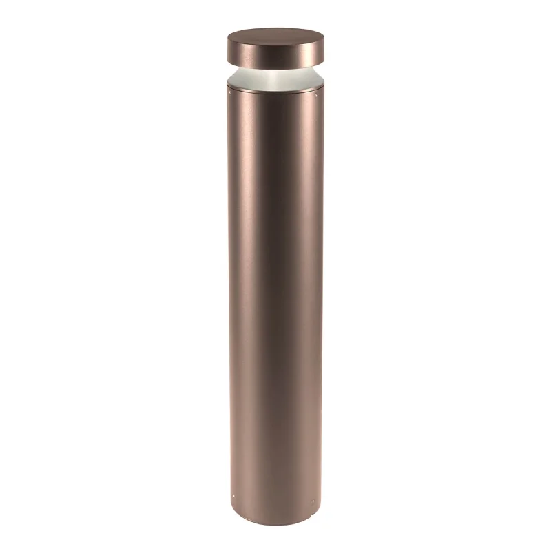 Bollard Lights Xgrow 90506 – REDO LED garden bollard in dark brown, 24W, 3000K, IP65