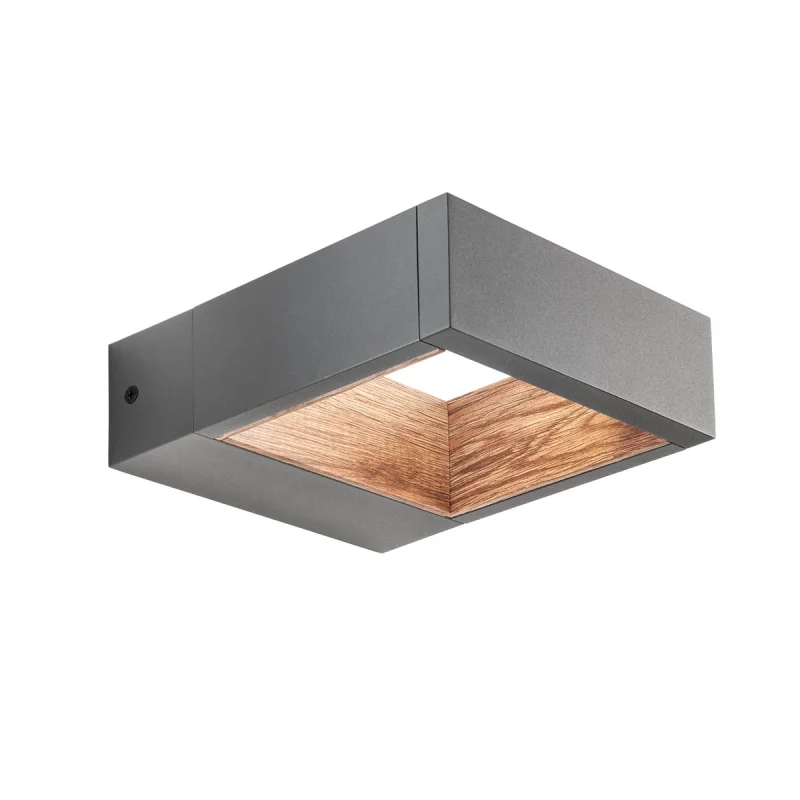 Outdoor Wall Lights Wald 90508 – REDO LED facade wall light in dark grey, 10W, 3000K, IP65
