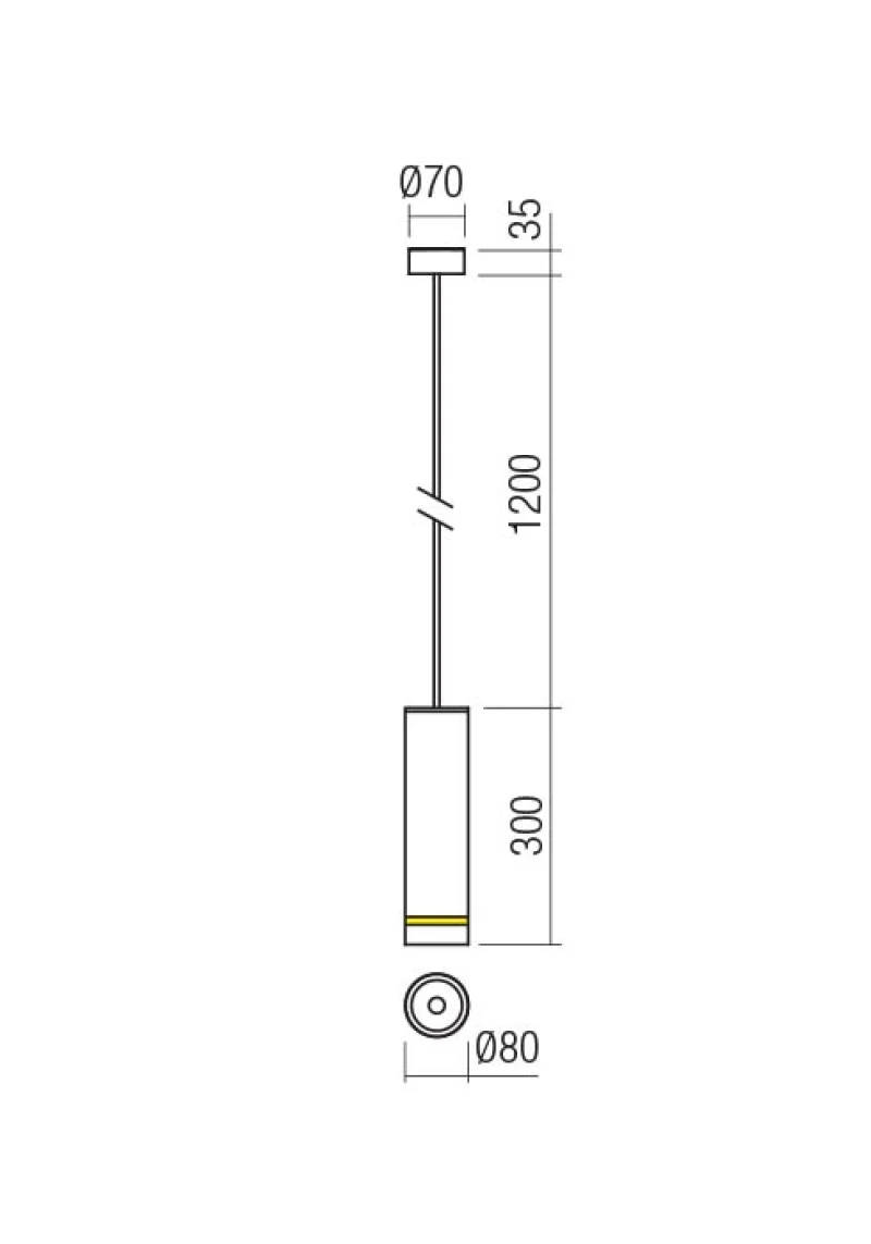 Klou 90513 – REDO LED garden pendant in matt white, 9W, 3000K, IP54