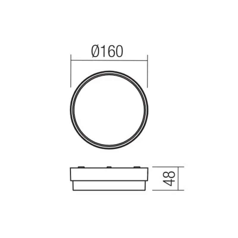 Urania 90516 – Smarter LED фасаден аплик в тъмно сив, 10W, 3000K, IP65