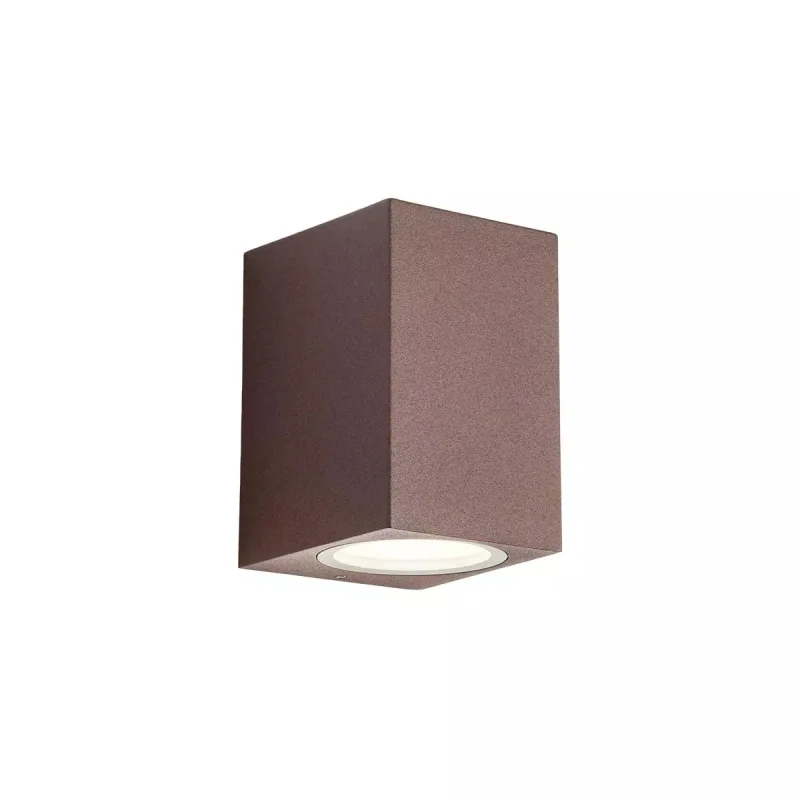 Външно стенно осветление Brio 90528 – REDO LED фасаден аплик в тъмно кафяв, 1x6W, 3000K, IP54
