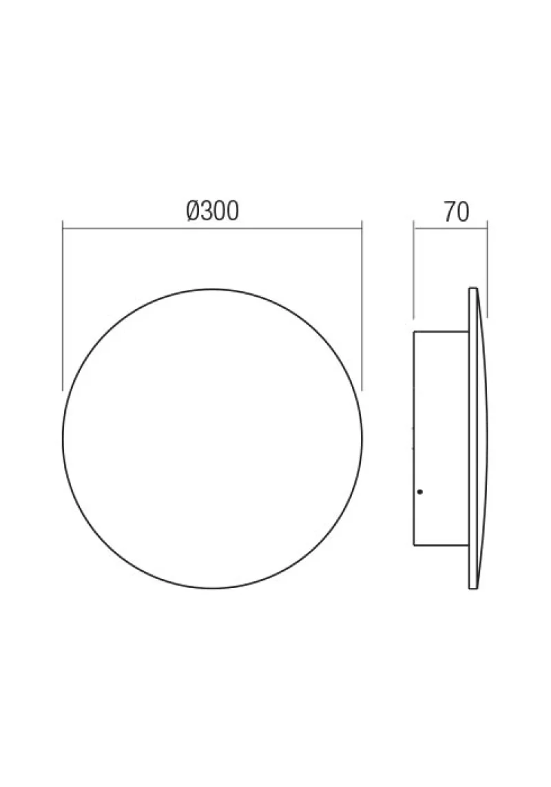 Tanit 90541 – REDO LED фасаден аплик в матово бял, 24W, 3000K, IP54