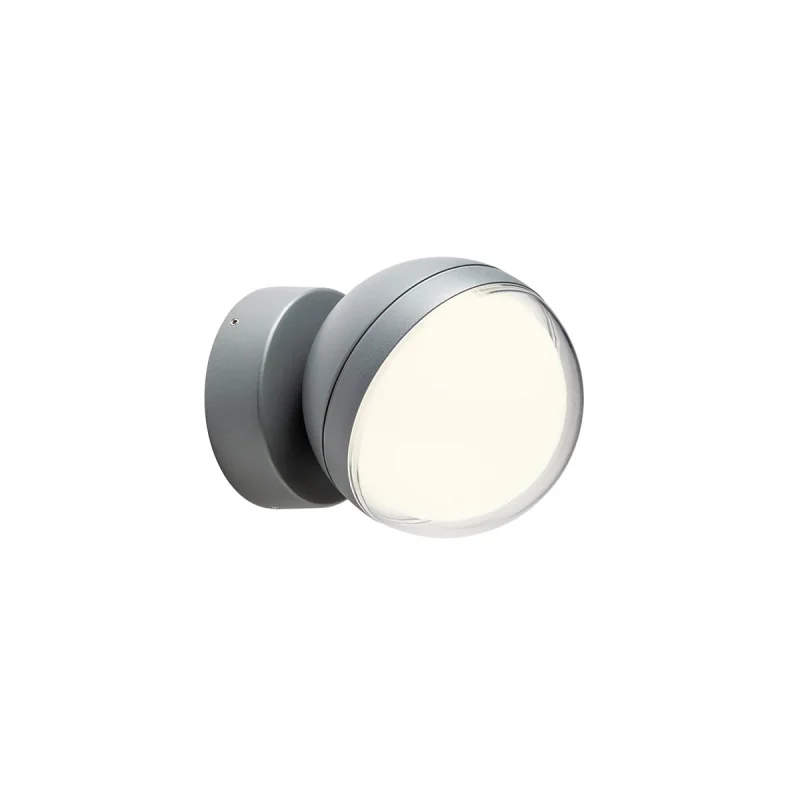 Външно стенно осветление Magnus 90555 – REDO LED фасаден аплик в тъмно сив, 12W, 3000K, IP54
