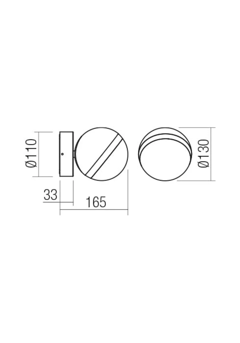 Magnus 90556 – REDO LED фасаден аплик в тъмно кафяв, 12W, 3000K, IP54