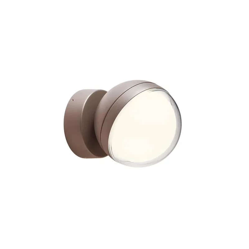 Външно стенно осветление Magnus 90556 – REDO LED фасаден аплик в тъмно кафяв, 12W, 3000K, IP54