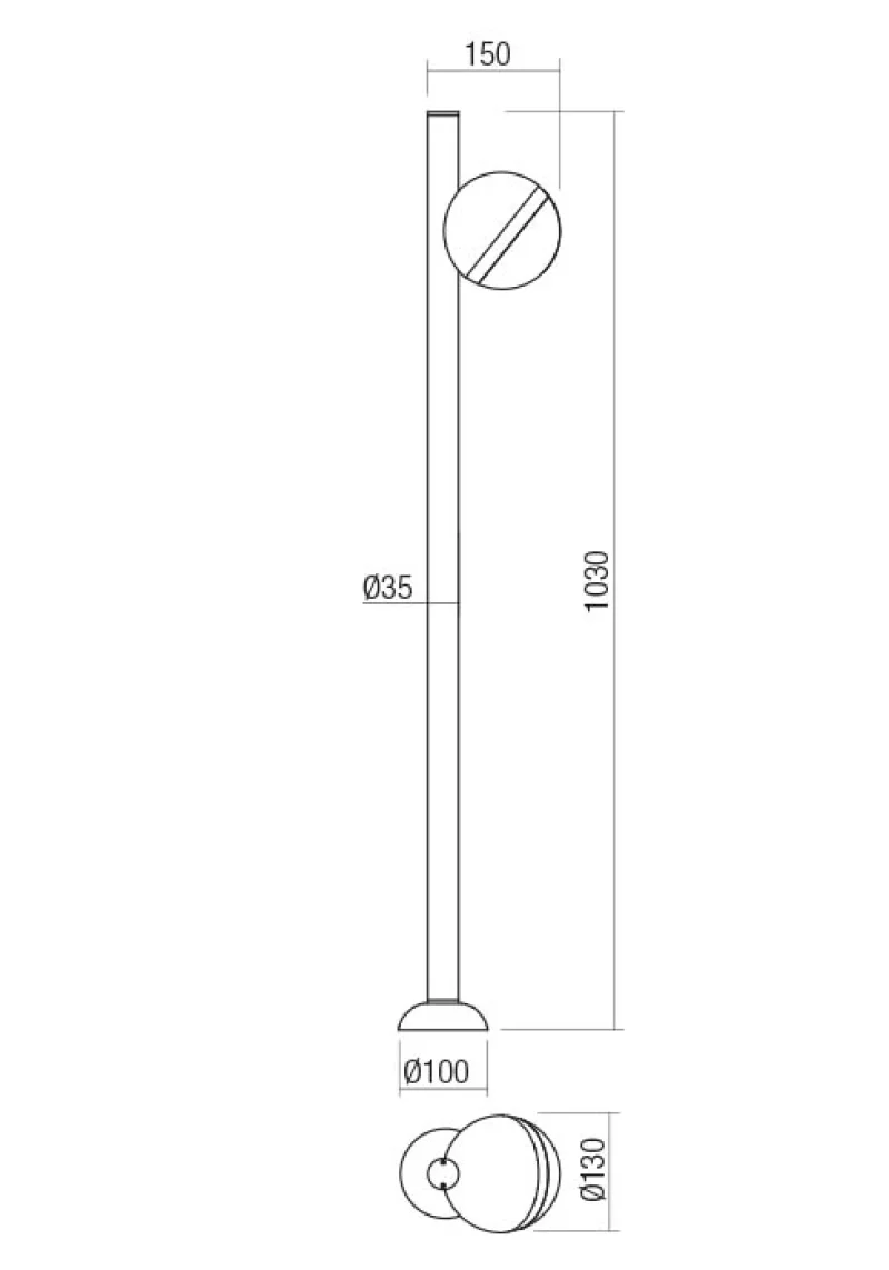 Magnus 90558 – REDO LED градински стълб в тъмно кафяв, 12W, 3000K, IP54