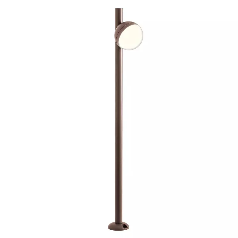 Външни стоящи лампи Magnus 90558 – REDO LED градински стълб в тъмно кафяв, 12W, 3000K, IP54