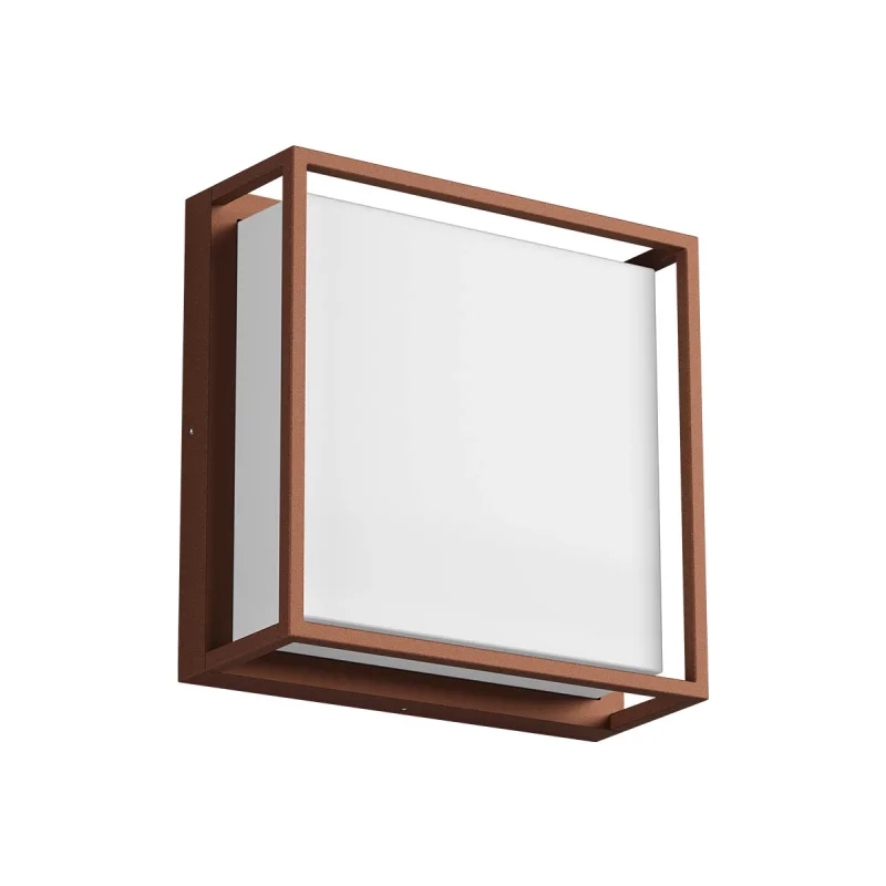 Външни таванни лампи (плафони) Quadris 90566 – REDO LED фасаден плафон в тъмно кафяв, 20W, 3000K, IP54