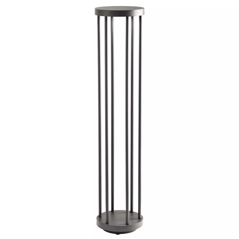 Bollard Lights Kalen 90579 – REDO LED garden bollard in dark grey, 8W, 3000K, IP65