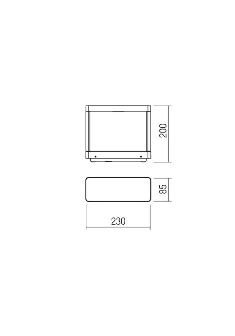 Wake 90580 – REDO LED градински стълб в тъмно сив, 8W, 3000K, IP65