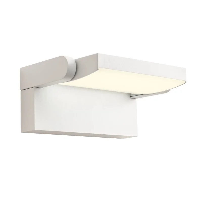 Outdoor Wall Lights Flip 90583 – REDO LED facade wall light in white matt, 1x20W, 3000K, IP54