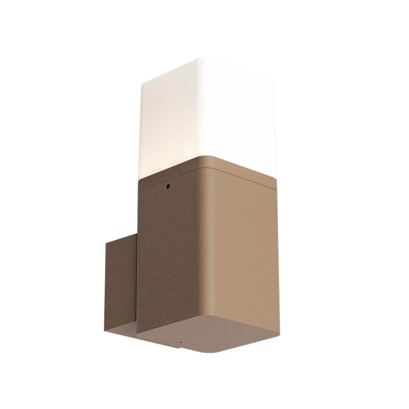 Външно стенно осветление Volt 90606 – REDO LED фасаден аплик в ръждиво-кафяв, 13W, 3000K, IP54