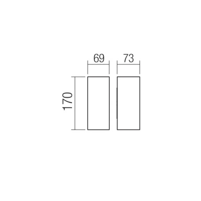 Sonny 90636 – Smarter LED facade wall light in dark grey, 2x5W, 2200K, IP54