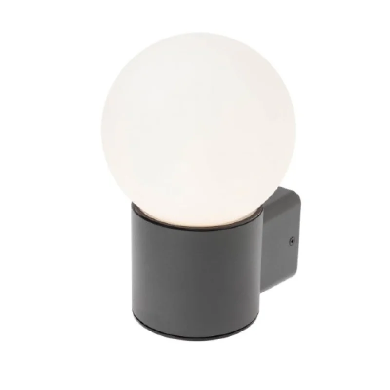 Външно стенно осветление Bulk 90640 – Smarter фасаден аплик в тъмно сив, 1x28W, IP44