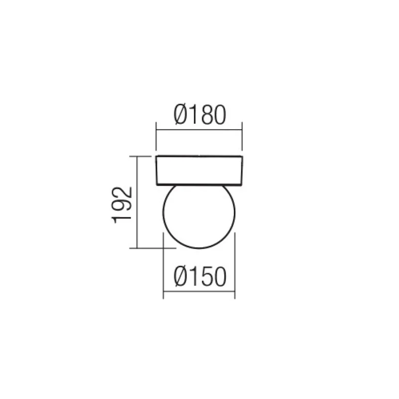 Bulk 90641 – Smarter фасаден аплик в тъмно сив, 1x28W, IP44